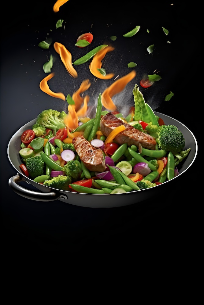 frying-pan-of-vegetables-and-meat-flying-into-the-air