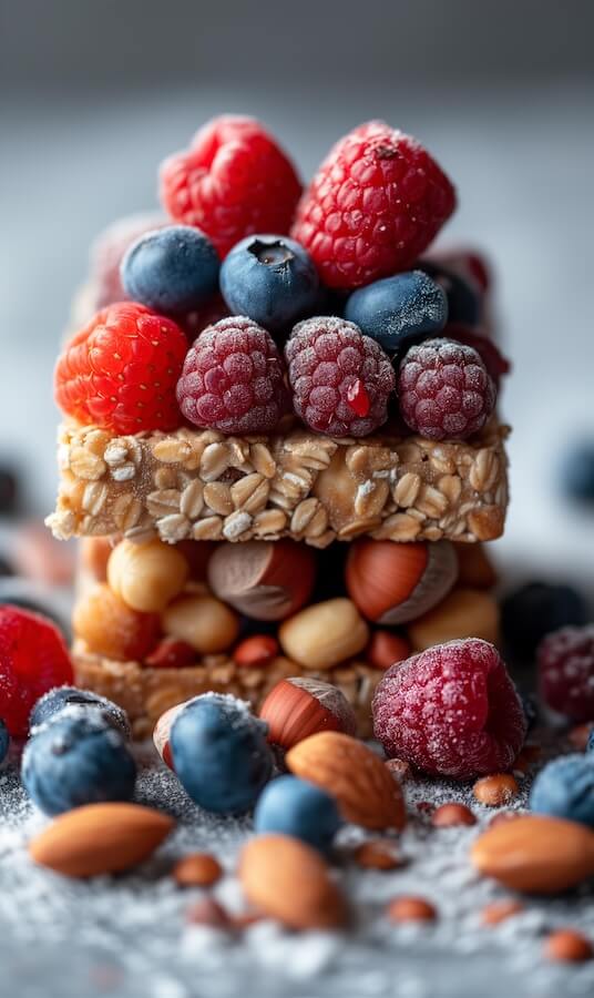 small-pile-of-nuts-and-berries-that-are-super-fresh