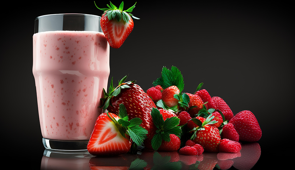 healthy-shake-with-strawberries