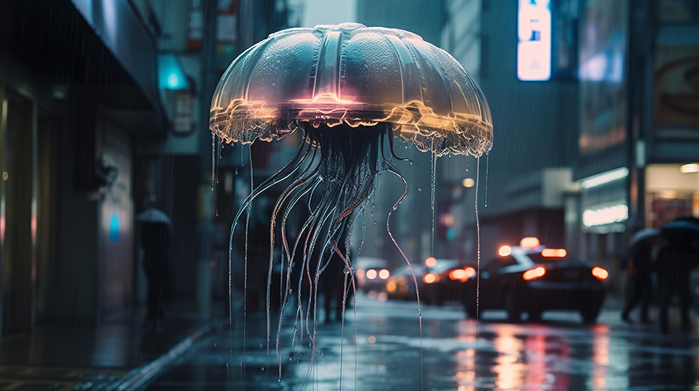 robot-that-has-the-forms-and-shapes-of-a-jellyfish