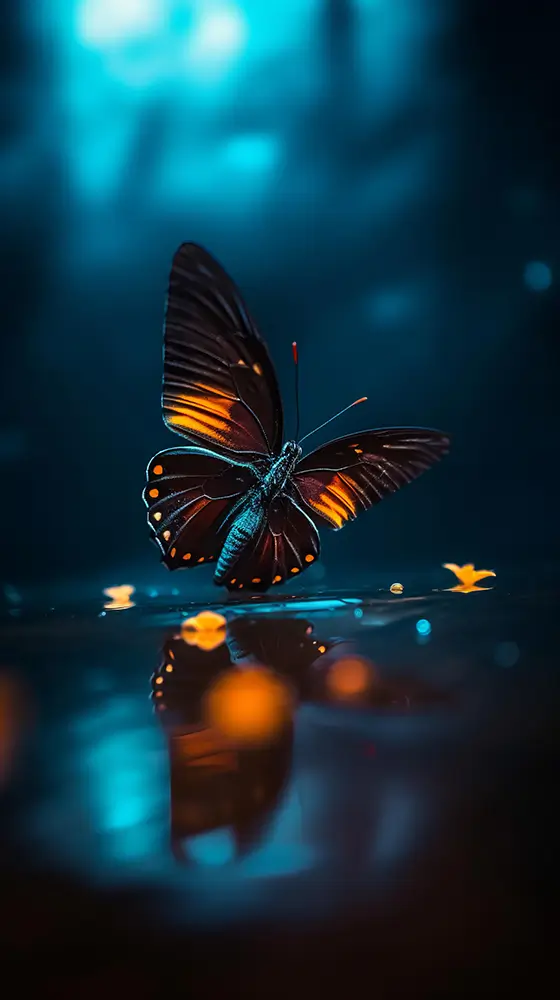 butterfly-flying-towards-a-single-magical-flower