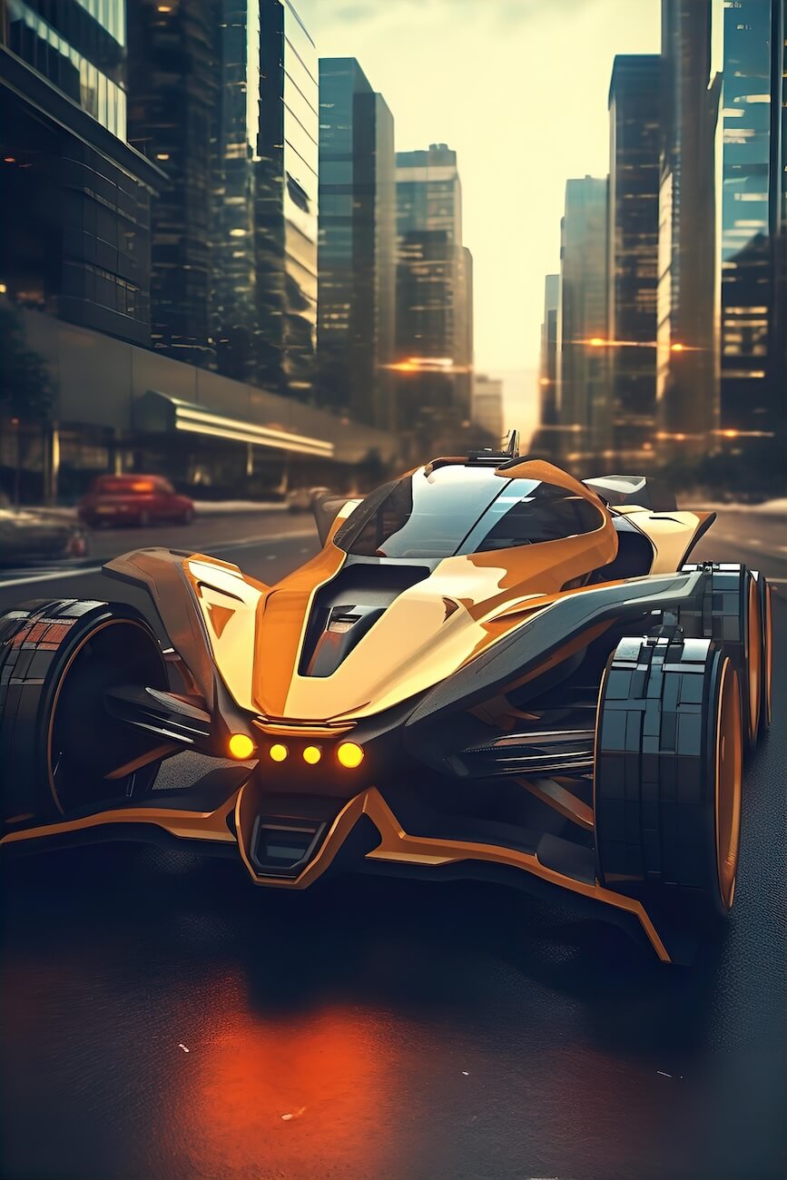futuristic-race-car-driving-on-a-city-road