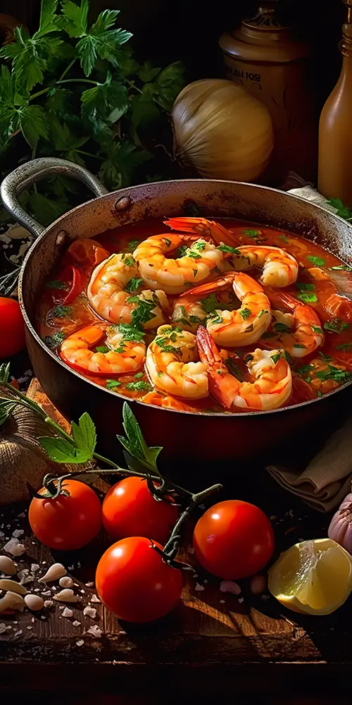 shrimps-provencal