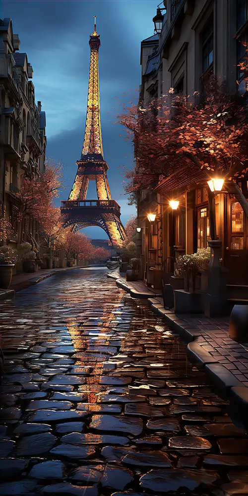 a-romantic-view-of-a-bridge-in-paris