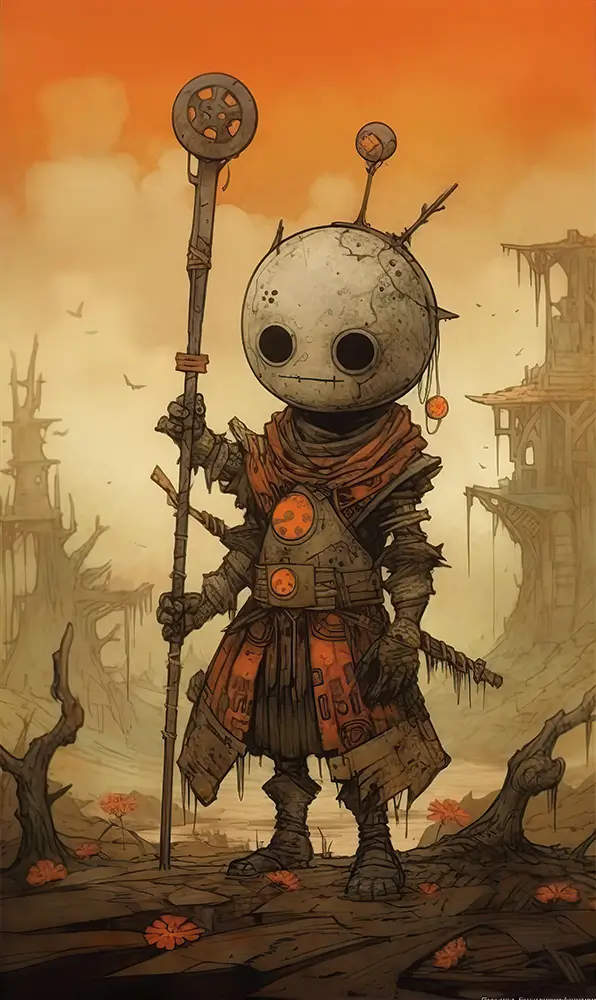 gris-grimly-mcsamurai-cyborg-warrior-monk