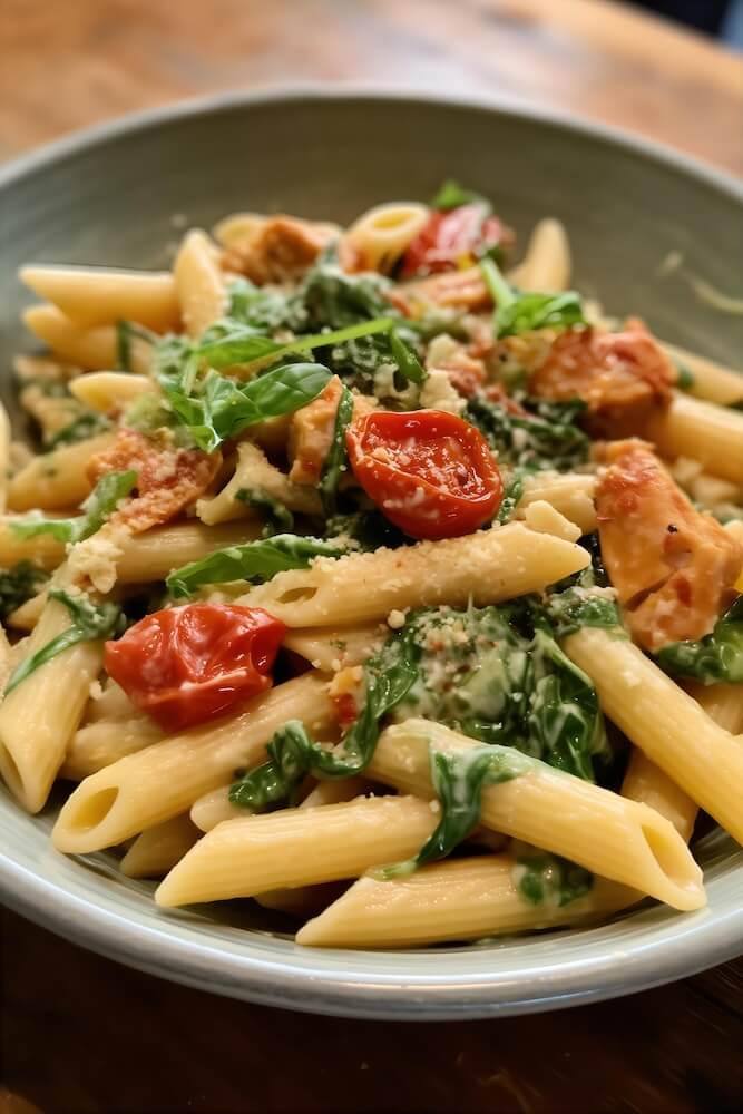chicken-penne-pasta-with-tomato