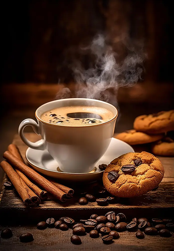 steaming-cup-of-mocha-coffee-with-a-few-cookies-next-to-it