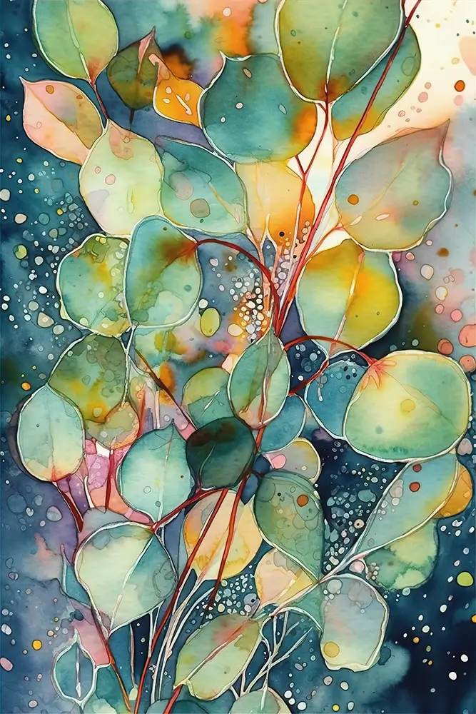bright-watercolor-eucalyptus-leaves