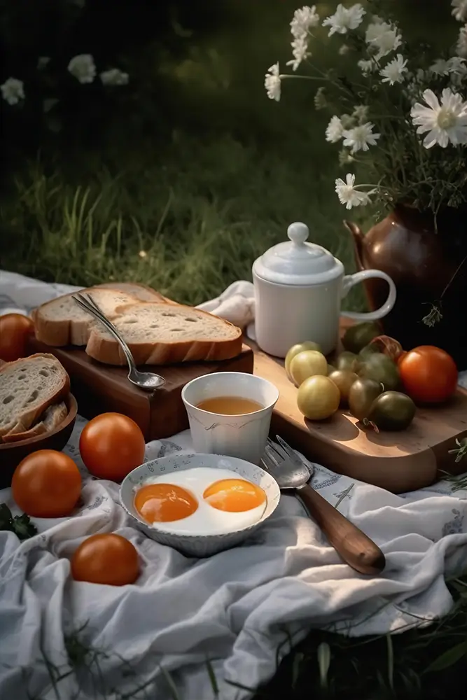 picnic-with-eggs-bread-and-juice-on-a-blanket