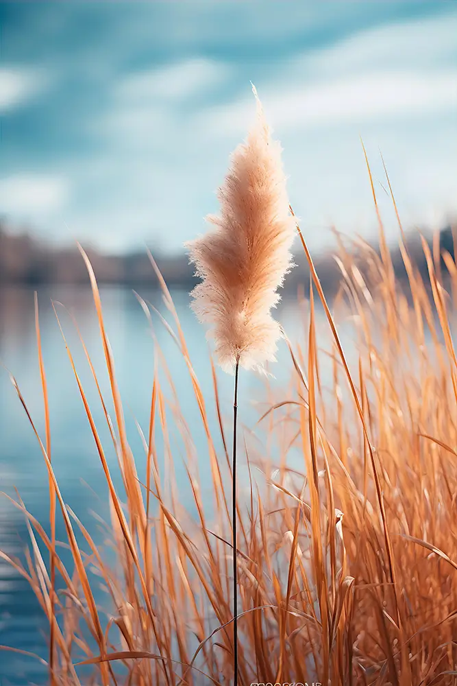 hairy-reed-growing-near-the-water
