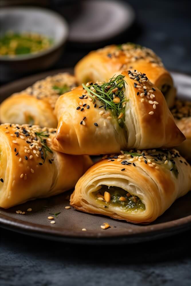 plate-of-stuffed-pastries-with-cheese-and-herbs