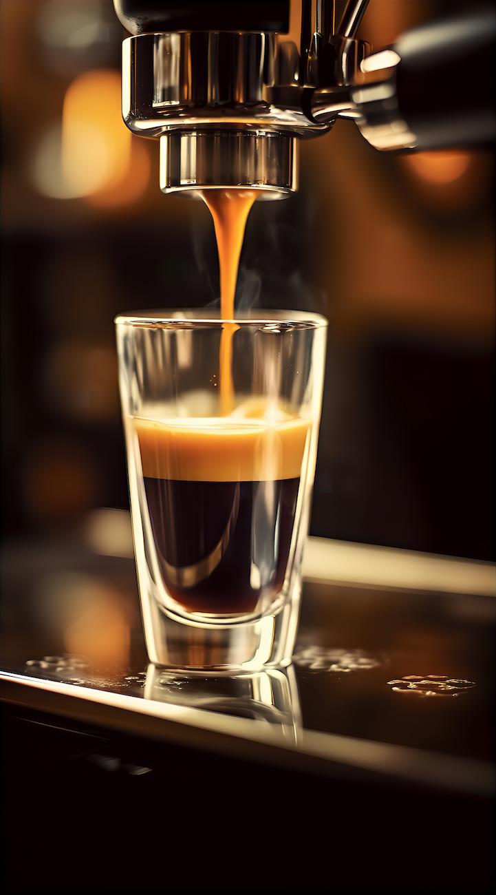 an-espresso-being-poured-into-a-cup