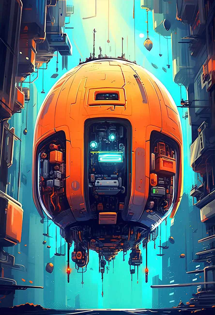 illustration-of-a-futuristic-spaceship