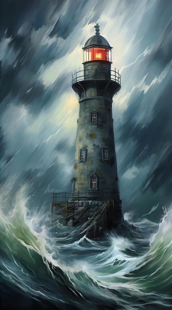 lighthouse-in-the-storm-oil-painting