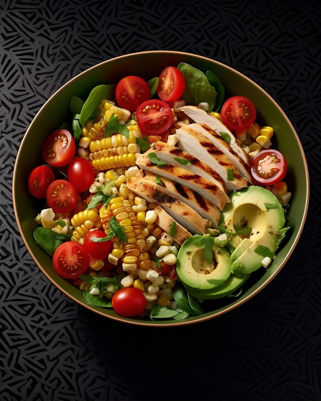a-bowl-of-chicken-avocado-salad-with-chicken