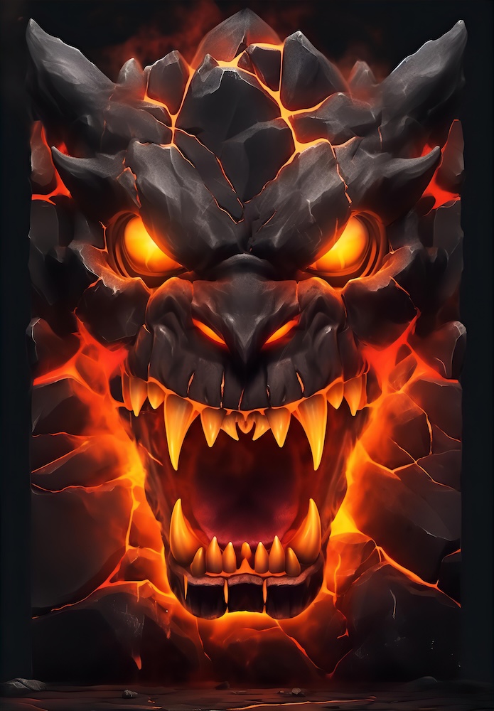 dragon-with-fiery-eyes-on-a-black-background
