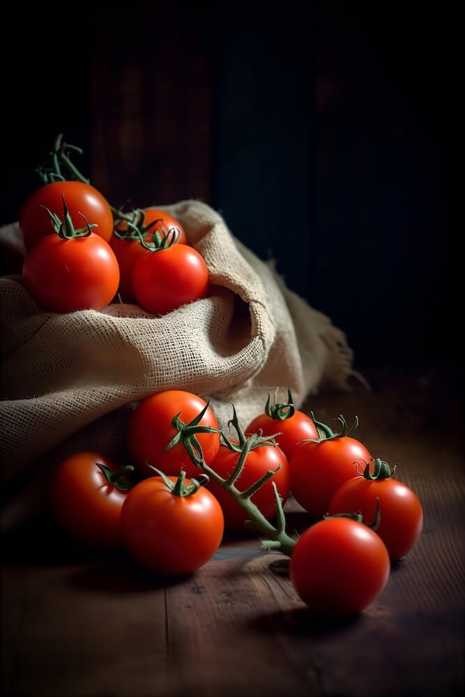 red-tomatoes-in-a-brown-paper-bag-on-a-dark-wooden-table