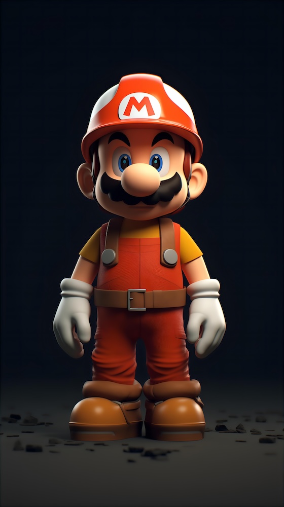 character-from-mario-in-the-style-of-photorealistic-compositions