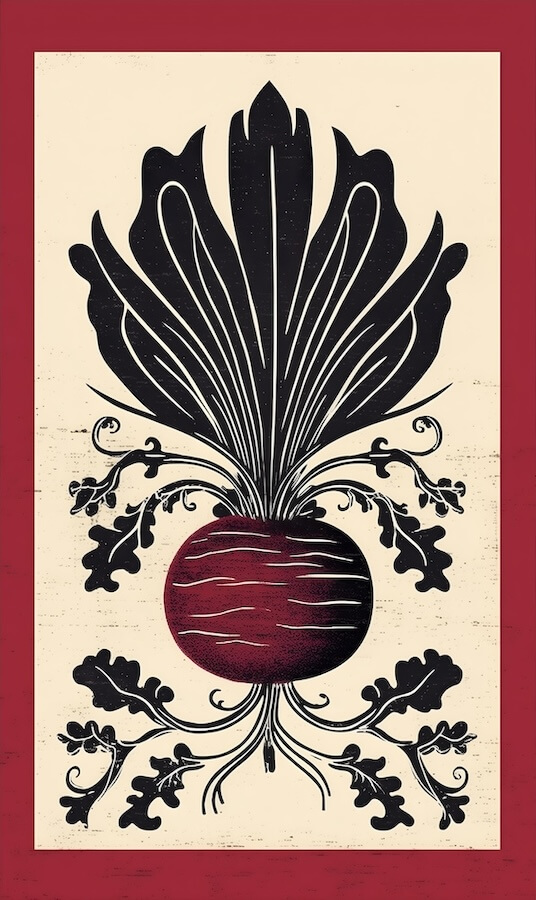 logo-of-a-beetroot-with-black-white-and-red