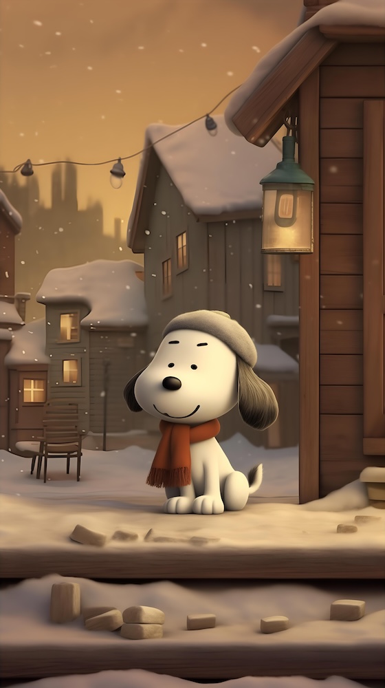 snoopy-and-dog-dressed-up-in-the-winter