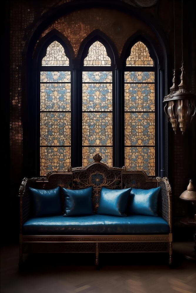 blue-sofa-little-over-antique-in-the-style-of-orientalist-influences