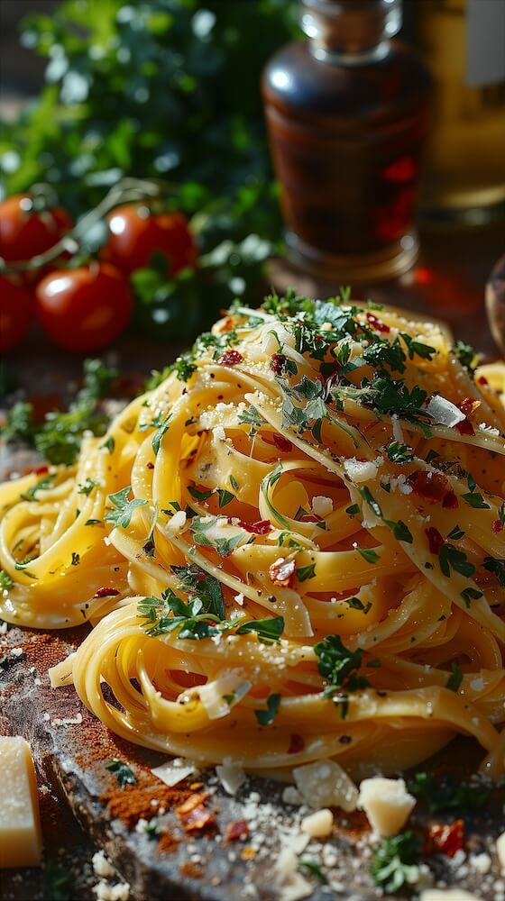 pasta-with-cheese-and-parsley