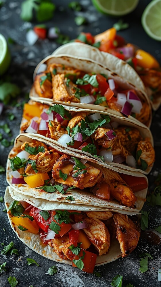 chicken-tacos-stacked-on-top-of-each-another-with-jicama