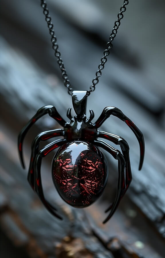 crystal-black-widow-spider-pendant