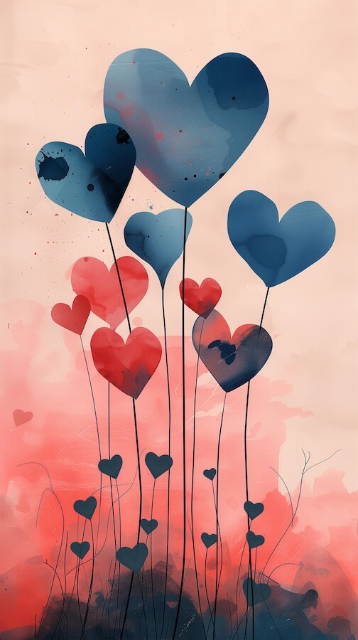 pink-and-blue-background-with-hearts-on-it