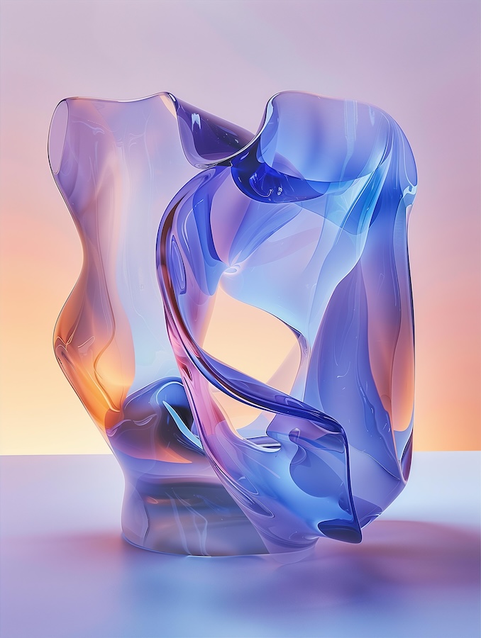 glass-sculpture-with-soft-edges-and-smooth-curves