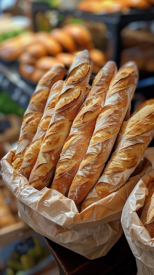 plain-bag-of-crisp-baguettes-sits-on-a-table-in-the-family-bakery