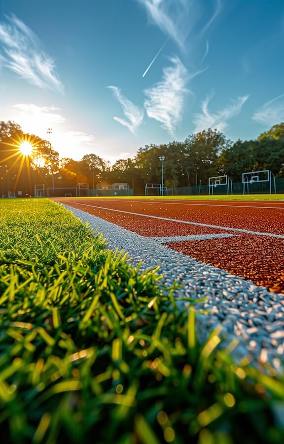 wide-angle-view-of-an-outdoor-running-track-with-a-grass-field