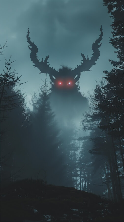 shadowy-creature-with-antlers-and-glowing-red-eyes