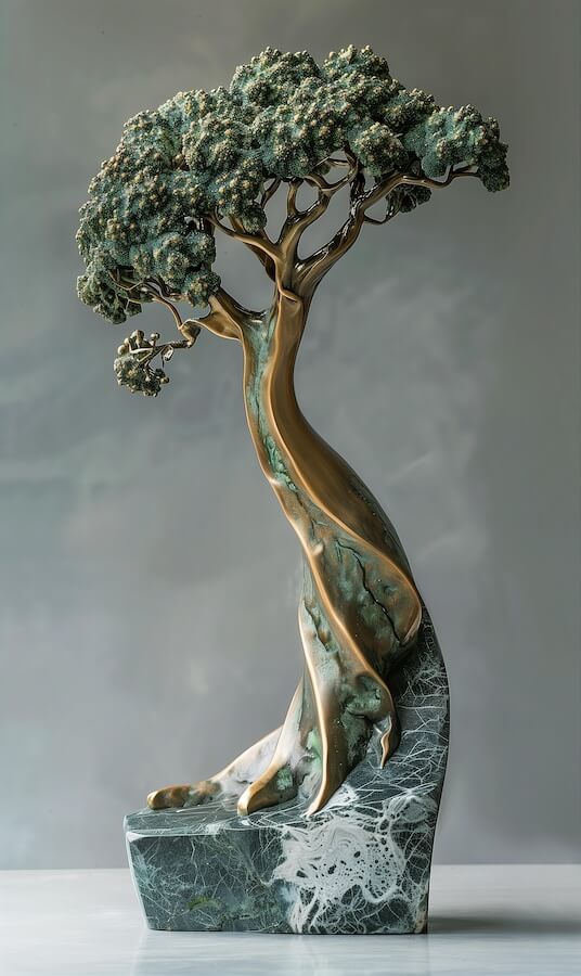 minimalist-style-broccoli-sculpture
