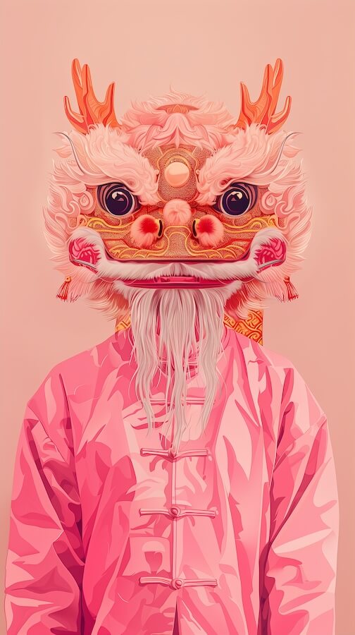chinese-dragon-wears-a-pink-velvet-pajama