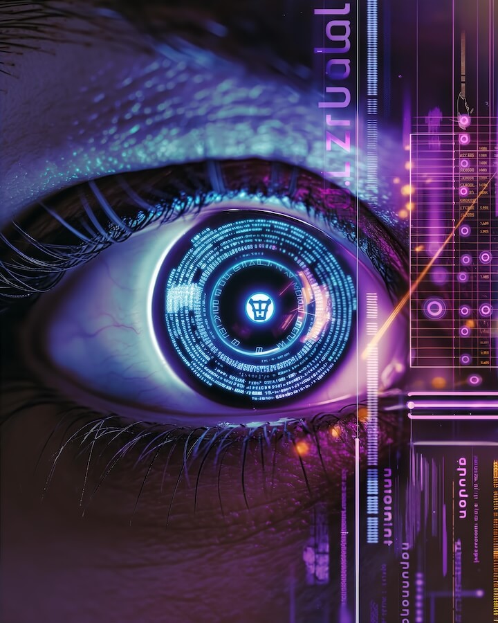 eye-with-digital-blue-and-purple-cyberpunk-tech-symbols