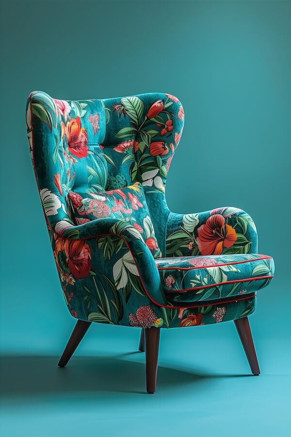 old-pattern-fabric-designer-armchair-facing-camera