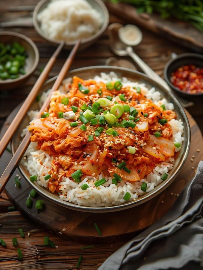 korean-kimchi-rice-bowl