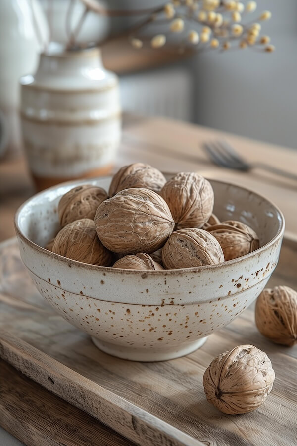 ceramic-bowl-full-of-walnuts-on-a-wooden-table-in-a-kitchen