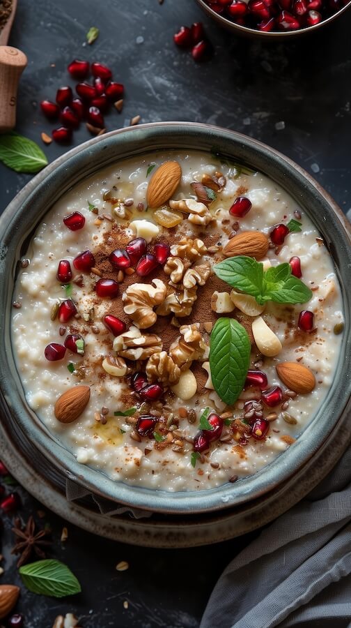 kheer-with-dryfruits-and-pomegranate