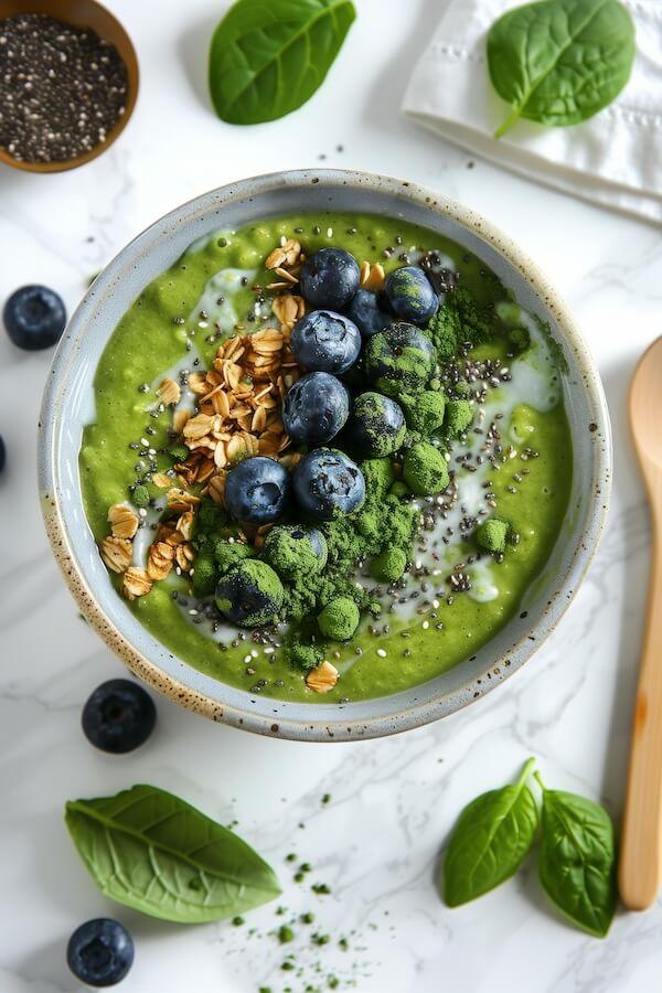 vibrant-green-smoothie-bowl-filled-with-blueberries