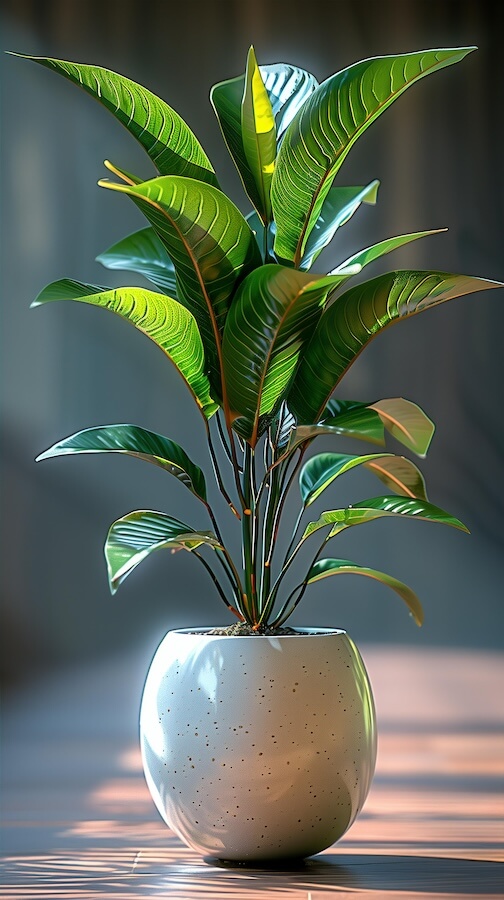 a-potted-plant-with-vibrant-green-leaves