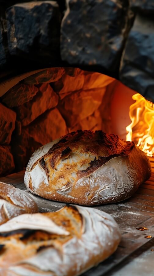 a-professional-photograph-of-sourdough-bread-baked-in-an-oven