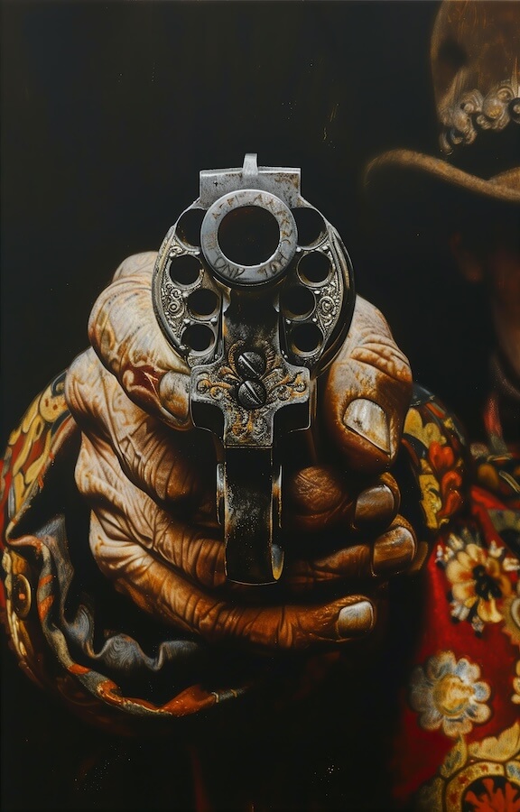 close-up-of-old-mans-hand-holding-revolver