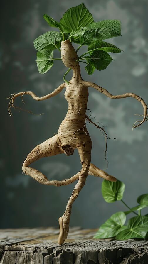 ginseng-plant-with-a-human-body-dancing-ballet