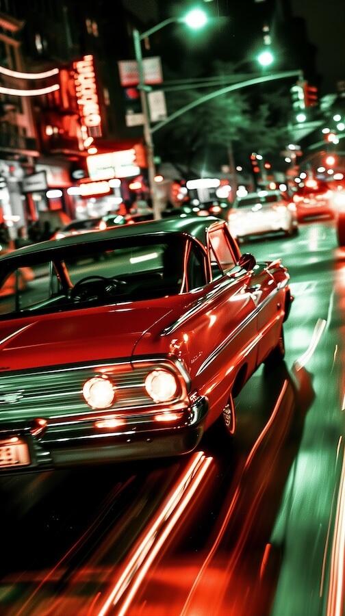 red-1960s-chevrolet-impala-driving-down-the-streets-of-new-york