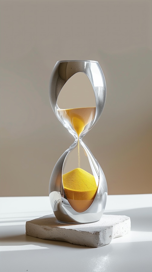 silver-hourglass-with-yellow-sand