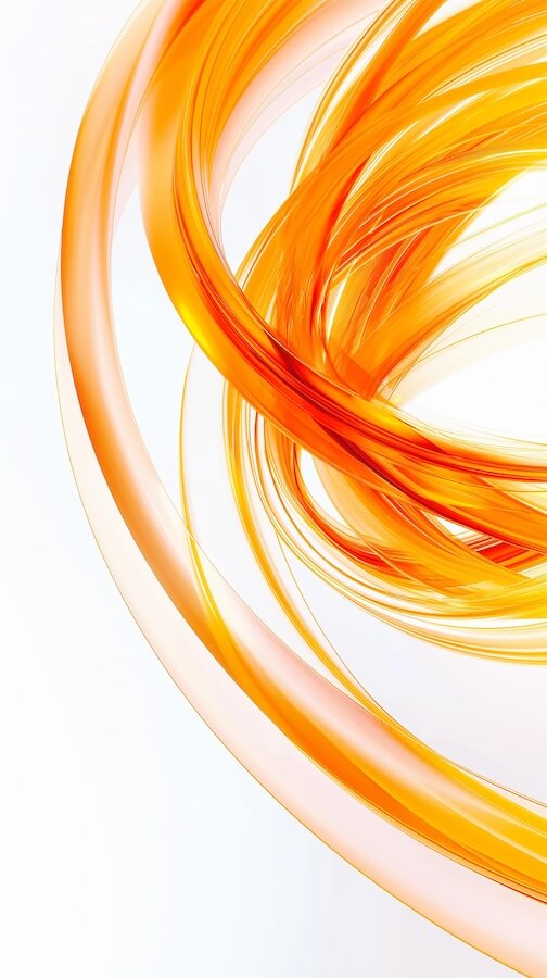 sleek-orange-and-white-background-with-swirling-lines