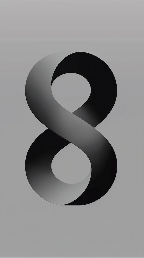 the-number-8-in-the-style-of-modern-graphic-design