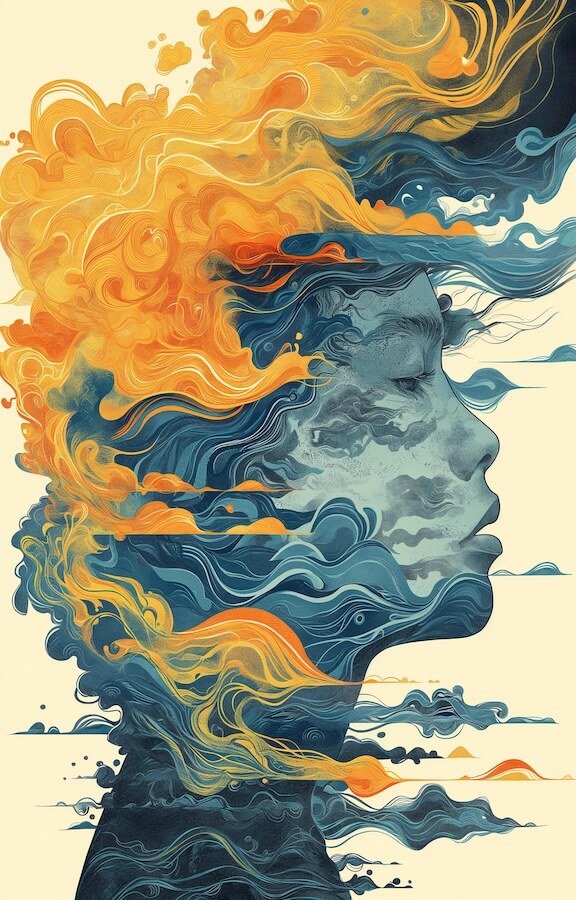 womans-head-with-hair-made-of-swirling-smoke-and-fire